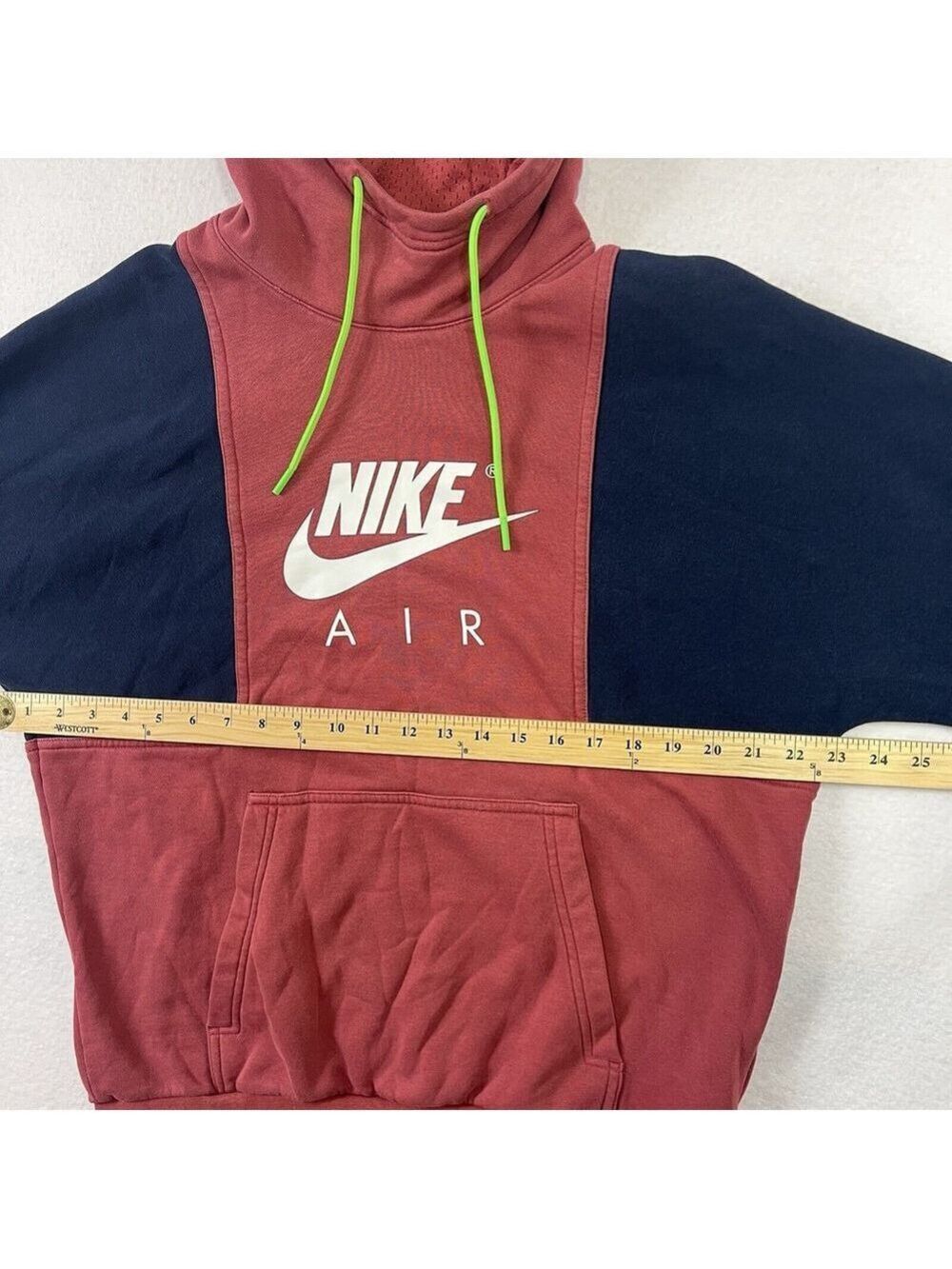 Nike Air Hoodie Mens Medium Pullover Get Over Your Fear of Heights Logo - Picture 6 of 12